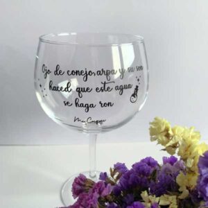 Copa de balón personalizada a mano con frases bonitas para regalar u obsequio